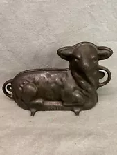 VINTAGE GRISWOLD CAST IRON LAMB CAKE MOLD NO. 866 PATRTS NUMBER 921,922