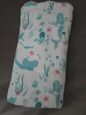 Original Tula Mermaid Baby Blanket. Extremely Rate Print.