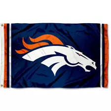 Denver Broncos Large Outdoor NFL 3 x 5 Banner Flag