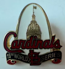 Very Rare 2013 St. Louis Cardinals World Series Press Lapel Crest Pin Aminco MIB