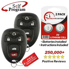 2 For 2006 2007 2008 2009 2010 2011 Cadillac DTS Keyless Remote Car Key Fob