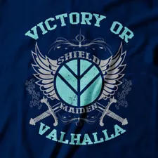 Shield Maiden Victory or Valhalla T-shirt Vikings Tv Shows for men and women