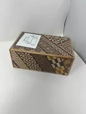 NEW! 10 Times Japanese Secret Puzzle Box 10 Ways by Yosegi Hakone Parquet