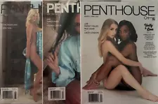 Penthouse March-April 2021, July 2021, Nov-Dec 2021 Brand New Sealed Copies