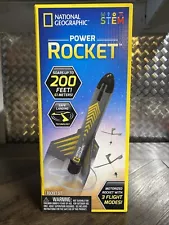 NEW IN BOX National Geographic - Power Rocket Launcher for Kids Motorized Air