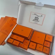 Hermes empty box for small items empty jewelry box 17 items for sale in bulk