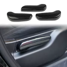 Carbon Fiber Seat Handle Wrench Switch Cover Trim Fit for Dodge Durango 2011-21 (For: Dodge Durango)