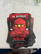 LEGO NINJAGO 2011 & 2012 Collector Cards Lot Of 22 Pre Owned