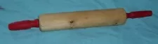 Wooden Rolling Pin Dough Cutout Cookies Pie Crust & More Must Sell