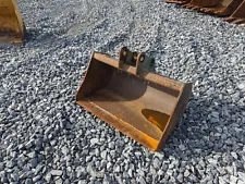 36" Werk-Brau Mini Excavator Ditch Cleaning Bucket; 40 mm Pins
