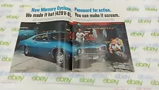 1970 Mercury Cyclone 429 PRINT AD FULL 2 PAGE ORIGINAL