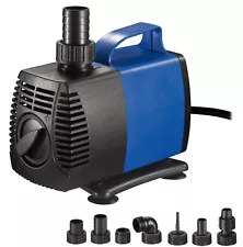 920 GPH External Amphibious Submersible Pump Aquarium Fish Pond Fountain Pool