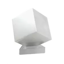 Aluminum 1.5" Cube - 150 Gram Aluminum Block with base