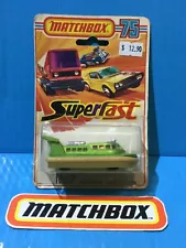 1976 MATCHBOX 75 SUPERFAST No.2 HOVERCRAFT GREEN AEROGLISSEUR MADE IN ENGLAND