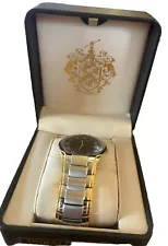 RARE - DONALD J TRUMP -2005 Signature Collection Watch TR/1170BKGB New In box