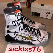 DS Men's NIKE KOBE IX ELITE 'Gold Fundamentals' Sz 11/EUR 45 [630847 100]