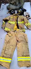 Authentic Firefighter Suit, helmet, bag