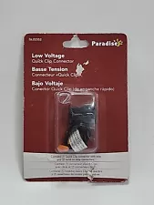 Paradise GL22352 Plastic Black Underground Clip Connector NEW