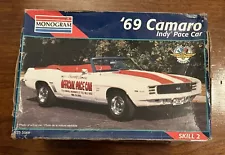 Monogram 1969 Camaro Indy Pace Car # 85-2459 Open Box Unbuilt