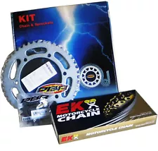 PBR / EK CHAIN & TEETH WHEELS KIT 520 PITCH FOR HONDA CM 250 CUSTOM 1982 > 1984