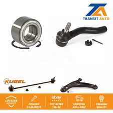 Front Left Bearing Lower Control Arm Outer Tie Rod & Link Kit For Toyota Yaris C