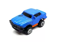 Micro Machines Mercedes-Benz 450SLC Color Changer Blue w/Orange Stripe 1994