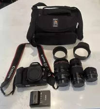 New ListingCanon EOS 5D Mark III 22.3 MP Digital SLR Camera with Lens Kits - Black