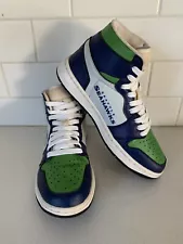 Rare Seattle Seahawks Unbranded Sneakers Shoes Size Adult US 6