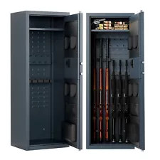 Large 6-12 Rifle Gun Safe Gun Safes for Home Rifles & Pistols, Large Unassembled