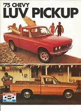 Original 1975 Chevrolet Luv Pickup dealer sales brochure, catalog