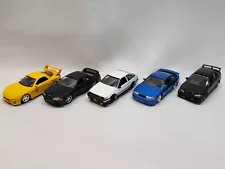 INITIAL D JDM CARS ANIME LOT OF 5 AE86 TRUENO RX-7 SILEGHTY SKYLINE EVOLUTION