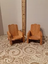 Wooden BARBIE Sized Adirondack Chairs A