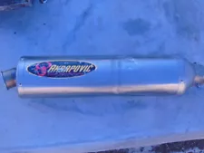 AKROPOVIC MOTORCYCLE SILENCER USED BANGED UP