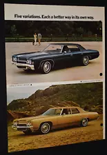 ★★1972 CHEVY IMPALA ORIGINAL DEALER SALES BINDER INSERT PRINT AD-72 (For: 2012 Chevrolet Impala)