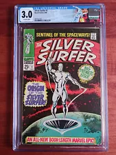 Silver Surfer #1 CGC 3.0 w/Label ***Origin of Silver Surfer and the Watchers***