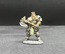 Hand-painted Human Barbarian For D&D/Pathfinder From Reaper Miniatures