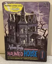 Polar Lights The Addams Family Haunted House Glow Model Kit Used