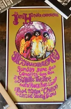 MINT/NM The Jimi Hendrix Experience Are You Experienced Signed by Masse, 14 x 24