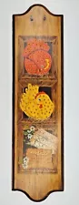 Vintage Handmade Painted Wall Plaque Sign Chicken Eggs for Sale