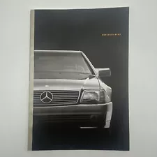 1992 Mercedes Benz 82 Page Car Sales Brochure Catalog 300CE 500E 300SL 500SL