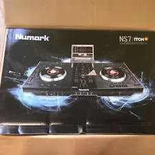 Numark NS-7 Itch DJ Controller Mixer Turntable In Box Plus Extras