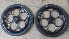 JR Race Car Dragster 16'' Front Wheels Black