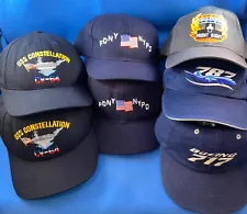 VINTAGE VARIETY OF 7 UNIQUE BASEBALL CAPS, SOLD SEPARATELY - U SELECT - EUC