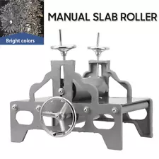 Manual Slab Roller For Clay Printmaking Machine Tabletop Adjustable Heavy Duty