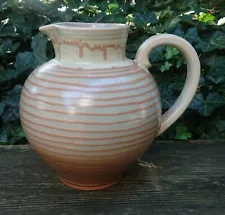 Old Jug Water Jug Ceramic Jug Relief Running Glaze 3999/A 50s