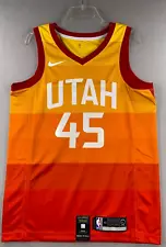 Donovan Mitchell Utah Jazz Nike City Edition Swingman Jersey Men's Small NBA #45