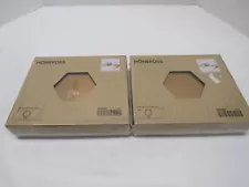 2 IKEA HONEFOSS 10 Count/20 Total Hexagon Brown Tones Mirror Glass Tiles