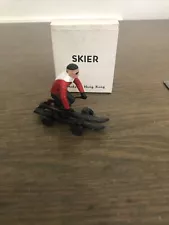 Vtg 1960's Marx Toys Skier W/ Wheels New Old Stock W/ Box HKT-4741