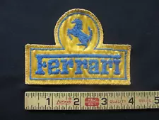 Vintage Ferrari Race Car Motor Racing Patch Formula One