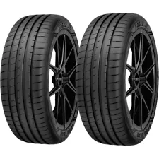 (QTY 2) 235/55R19GDY Goodyear Eagle F1 Asymmetric 3 105V XL Black Wall Tires